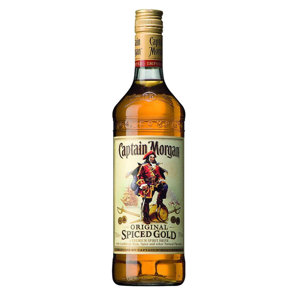 Rum Captain Morgan Original Spiced Gold Lt